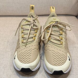 Nike Beige and Yellow Sneakers